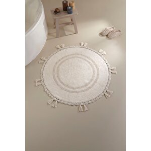 Olivid Banyo Paspası Ekru 100x100 Ekru