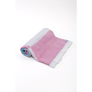 Lyra %100 Pamuk Peştemal Fuşya/pembe 90x170