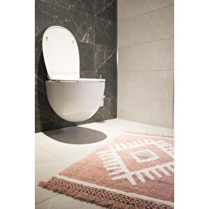 İrya Nell Banyo Paspası Rose 60x90 Gül Kurusu