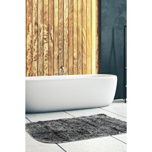 İrya Clay Banyo Paspası 2'li Denim Taşlama 40x60+60x90 Denim Gri