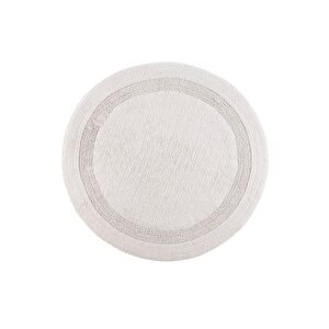 Puffed Banyo Paspası Ekru 100x100 Ekru