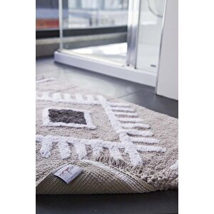 İrya Nell Banyo Paspası Gri 60x90 Gri