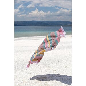 Shark %100 Pamuk Peştemal Kahve 90x170 Kahve