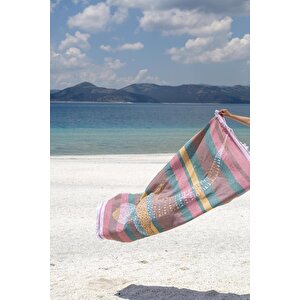 Shark %100 Pamuk Peştemal Kahve 90x170 Kahve