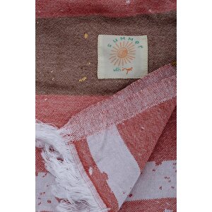 Shark %100 Pamuk Peştemal Kahve 90x170