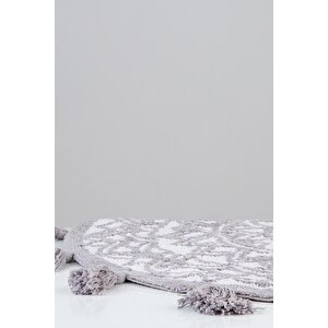 İrya Pina Banyo Paspası White-grey 100x100