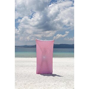 Juniper %100 Pamuk Peştemal Pembe 90x170 Pembe