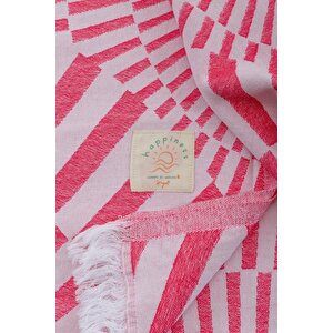 Juniper %100 Pamuk Peştemal Pembe 90x170
