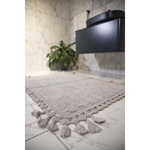 İrya Lorna Banyo Paspası 2'li Gri 40x60+60x90