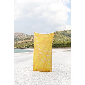 Diskus %100 Pamuk Peştemal Sarı 90x170 Sarı