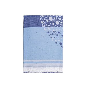 Urchin %100 Pamuk Peştemal Mavi 90x170