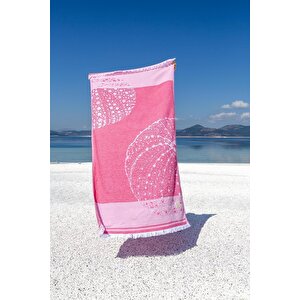 Urchin %100 Pamuk Peştemal Kırmızı 90x170 Kırmızı