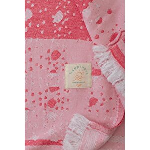 Urchin %100 Pamuk Peştemal Kırmızı 90x170