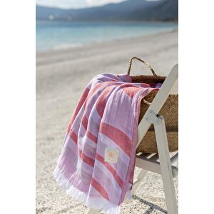 Solora %100 Pamuk Peştemal Pembe 90x170