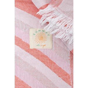 Solora %100 Pamuk Peştemal Pembe 90x170