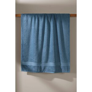Luxe Banyo Havlusu Petrol Mavi 70x140 Mavi