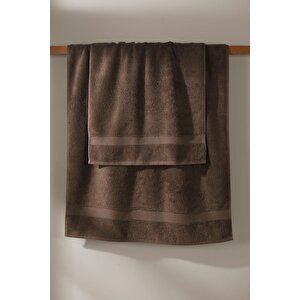Luxe Banyo Havlusu Acı Kahve 70x140 Kahve