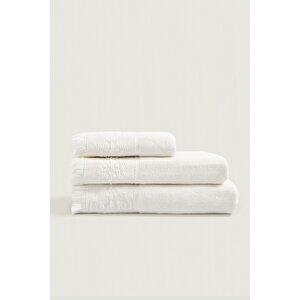 İrya Nera Banyo Havlusu Ekru 70x140 Ekru