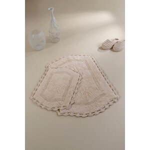 İrya Dale Banyo Paspası 2'li Bej 40x60+60x90 Bej