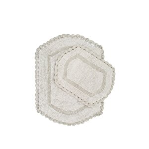 İrya Dale Banyo Paspası 2'li Gri 40x60+60x90 Gri