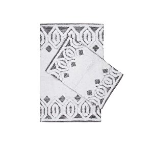 İrya Sherry Banyo Paspası 2'li Gri 40x60+60x90 Gri