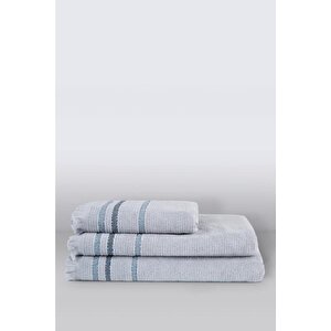 İrya Integra Banyo Havlusu Mavi 90x150 Mavi