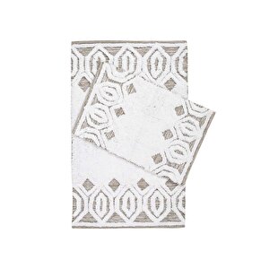 İrya Sherry Banyo Paspası 2'li Bej 40x60+60x90 Bej