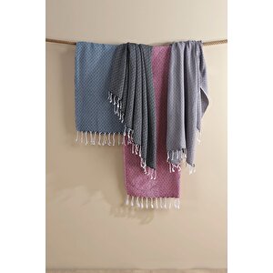 İrya Ilgın Peştemal Pembe 90x170 Pembe