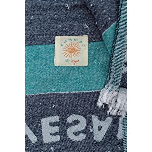Ocean %100 Pamuk Peştemal Lacivert 90x170