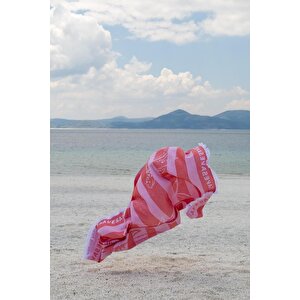 Ocean %100 Pamuk Peştemal Pembe 90x170 Pembe