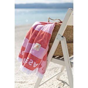 Ocean %100 Pamuk Peştemal Pembe 90x170