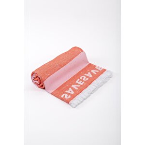 Ocean %100 Pamuk Peştemal Pembe 90x170