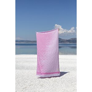 Amara %100 Pamuk Peştemal Pembe 90x170 Pembe