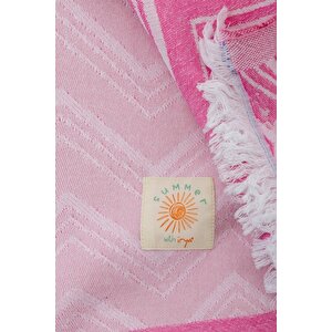 Amara %100 Pamuk Peştemal Pembe 90x170
