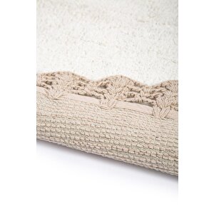 İrya Bianca Banyo Paspası Ekru 40x60+60x90