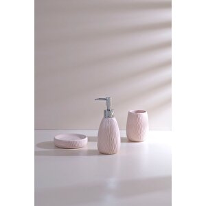 Merlin 3 Parça Banyo Seti Pembe Pembe