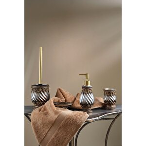 Irya Queen 4 Parça Banyo Seti Bronz Bronz