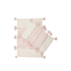İrya Venüs Banyo Paspası Gül Kurusu 40x60+60x90 Gül Kurusu
