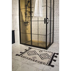 İrya Martina Banyo Paspası Gri 60x90 Gri