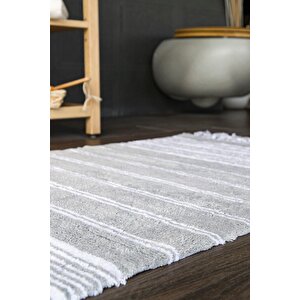 İrya Martil Banyo Paspası 2'li Gri 60x90+40x60 Gri