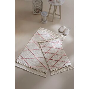 Grace Banyo Paspası Ekru 40x60+60x90 Ekru