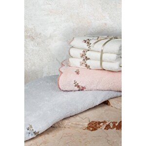 İrya Clarina Banyo Havlusu Açık Gri 90x150 Açık Gri