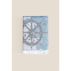 İrya Compass Peştemal Mavi 90x170 Mavi