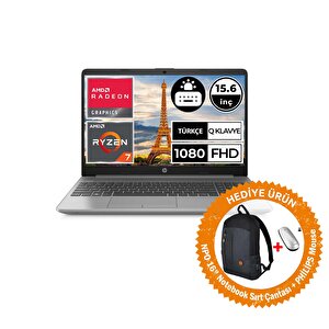 Hp 250 G9 6q8n3es13 Ryzen7 5825u 16gb 512ssd 15.6" Fullhd W11p Taşınabilir Bilgisayar (mouse+çanta)