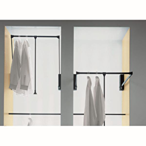 Sürgülü Gardırop Dört Kapaklı Aynalı 280/230 CM (PARLAK BEYAZ)