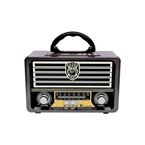 A+ Kalite Nostalji Eskitme Bluetooth Hoparlör Fm Radio Sd Kart Usb Yüksek Ses Eski Nostalji 113bt