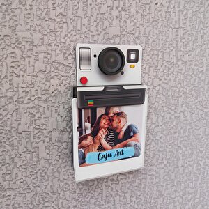 Cajuart Vintage Retro Kamera Fotoğraf Makinesi Şeklinde Ahşap Duvar Fotoğraf Kağıt Tutucu Dekor