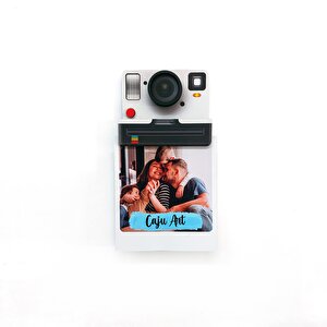 Cajuart Vintage Retro Kamera Fotoğraf Makinesi Şeklinde Ahşap Duvar Fotoğraf Kağıt Tutucu Dekor