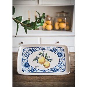 Odore Di Limone Dikdörtgen Servis 34x25 Cm Odl0009