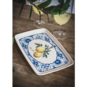 The Mia Odore Di Limone Dikdörtgen Servis 34x25 Cm Odl0009